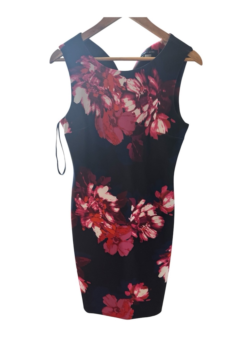 🌹Tommy Hilfiger Pink Black Floral Dress